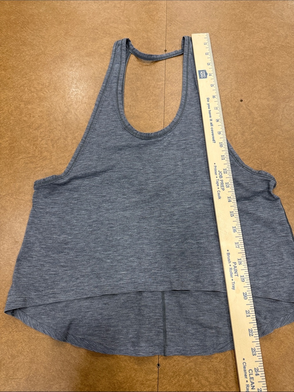 Lululemon Intended Tank Heathered Gray Racerback Brushed Soft Tank Top SZ 6 - Picture 3 of 6